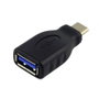 Aisens Adaptador USB 3.1 Gen1 USB-C Macho a USB-A Hembra A108-0323 Negro